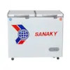 TỦ ĐÔNG SANAKY 2 NGĂN 2 NẮP DỞ 250L VH-255W2