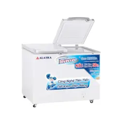 TỦ ĐÔNG ALASKA 2 NGĂN 2 LẮP DỞ INVERTER 210l- FCA-3600CL, tu dong alaska 2 ngan 2 lap do inverter 210l fca 3600cl