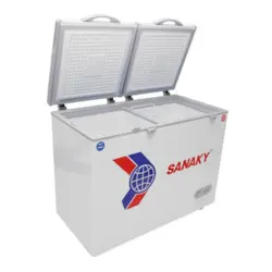 TỦ ĐÔNG SANAKY 2 NGĂN 2 NẮP DỞ 280L VH-285W2, tu dong sanaky 2 ngan 2 nap do 280l vh 285w2