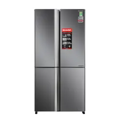 TỦ LẠNH SHARP SIDE BY SIDE 4 CỬA 639L INVERTER SJ-FX640V-SL, tu lanh sharp side by side 4 cua 639l inverter sj fx640v sl