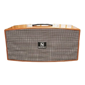 LOA NANOMAX XÁCH TAY 2 PASS ĐÔI - 520W GỖ SƠN PU VÂN GỖ, loa nanomax xach tay 2 pass doi 520w go son pu van go