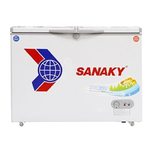 TỦ ĐÔNG SANAKY 2 NGĂN 360L VH-3699W1, tu dong sanaky 2 ngan 360l vh 3699w1