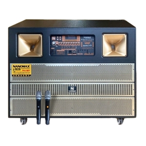 LOA KÉO NANOMAX BASS ĐÔI 40CM PRO809 2400W, loa keo nanomax bass doi 40cm pro809 2400w