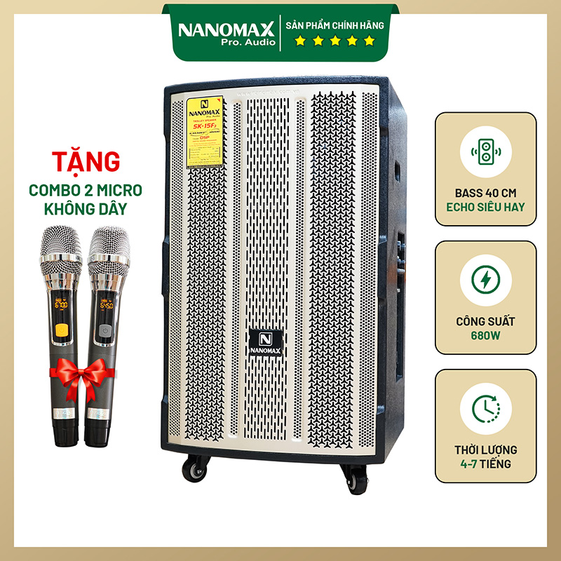 Loa K&eacute;o NANOMAX 4 Tấc S-15F3 680W Trả G&oacute;p Tại Long An, B&igrave;nh Dương &ndash; Khi &Acirc;m Nhạc Trở Th&agrave;nh Trung T&acirc;m Mọi Cuộc Vui