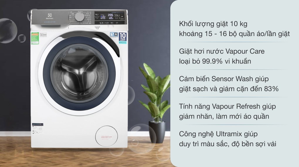 may giat electrolux 10kg - tra gop nhanh