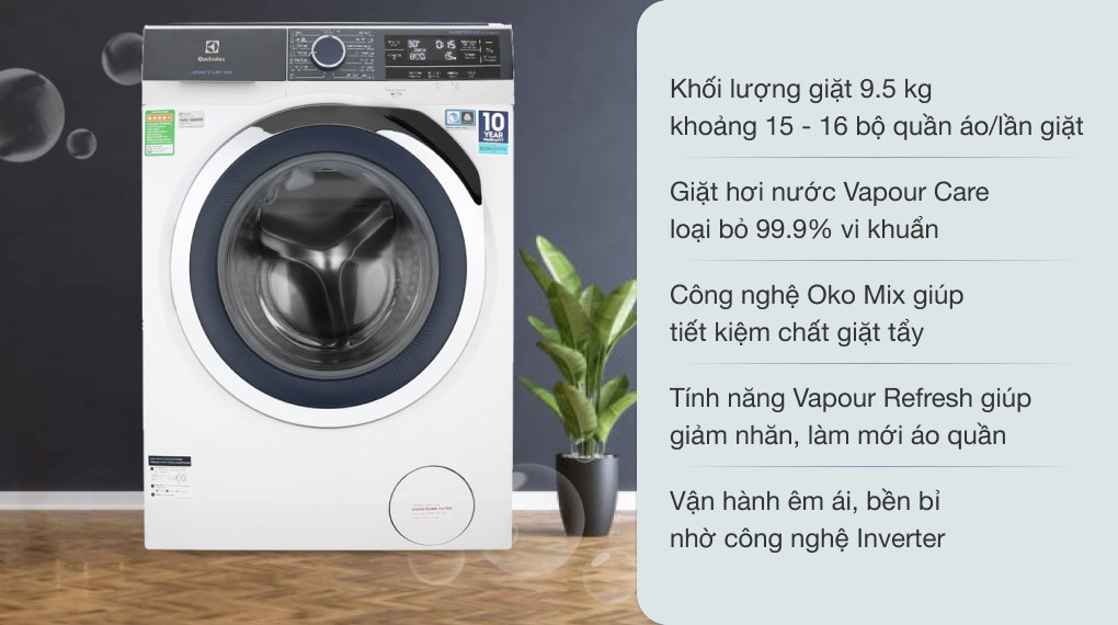 may giat electrolux - tra gop nhanh