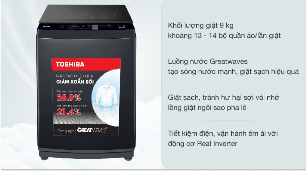 may giat toshiba 9kg tra gop | tra gop nhanh