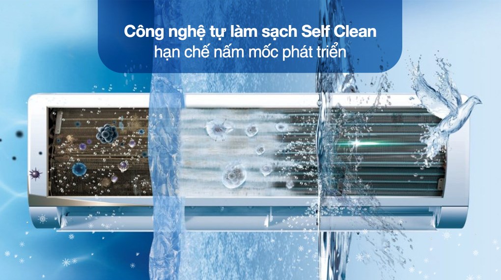 may lanh aqua 1,5hp inverter | tra gop nhanh