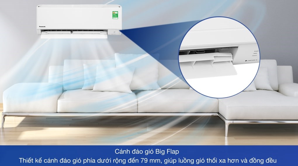 may lanh panasonic 1hp inverter | tra gop nhanh