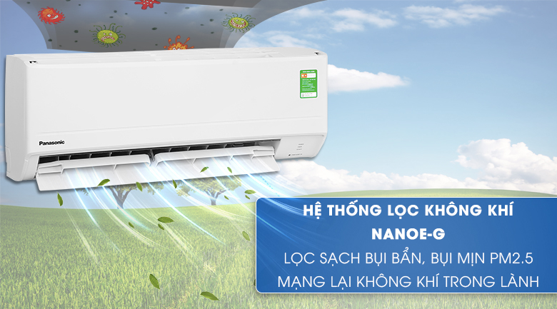 may lanh panasonic 1hp inverter | tra gop nhanh