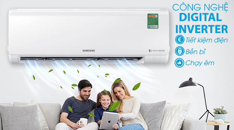may lanh samsung inverter 1hp | tra gop nhanh