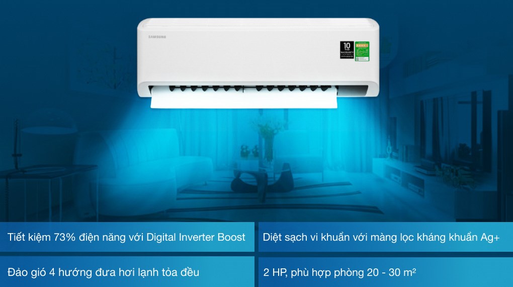 may lanh samsung inverter 1hp | tra gop nhanh