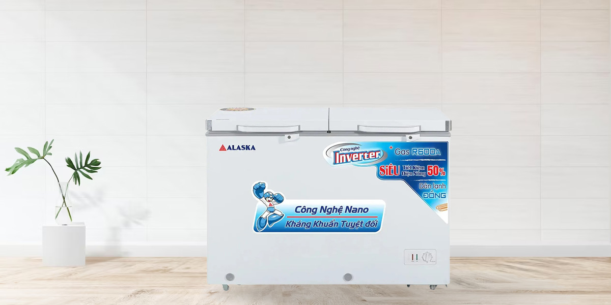 tu dong alaska 267l inverter | tra gop nhanh