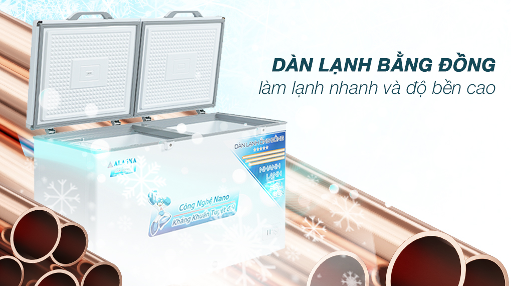 tu dong alaska inverter 312l | tra gop nhanh