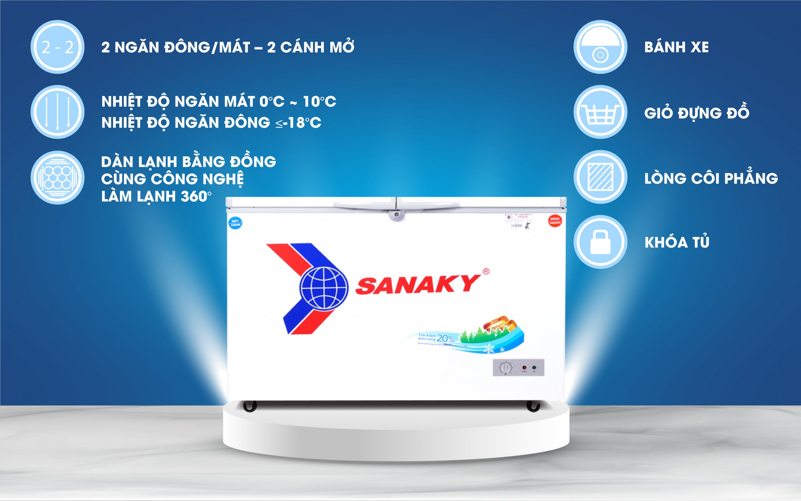 tu dong sanaky 360l | tra gop nhanh