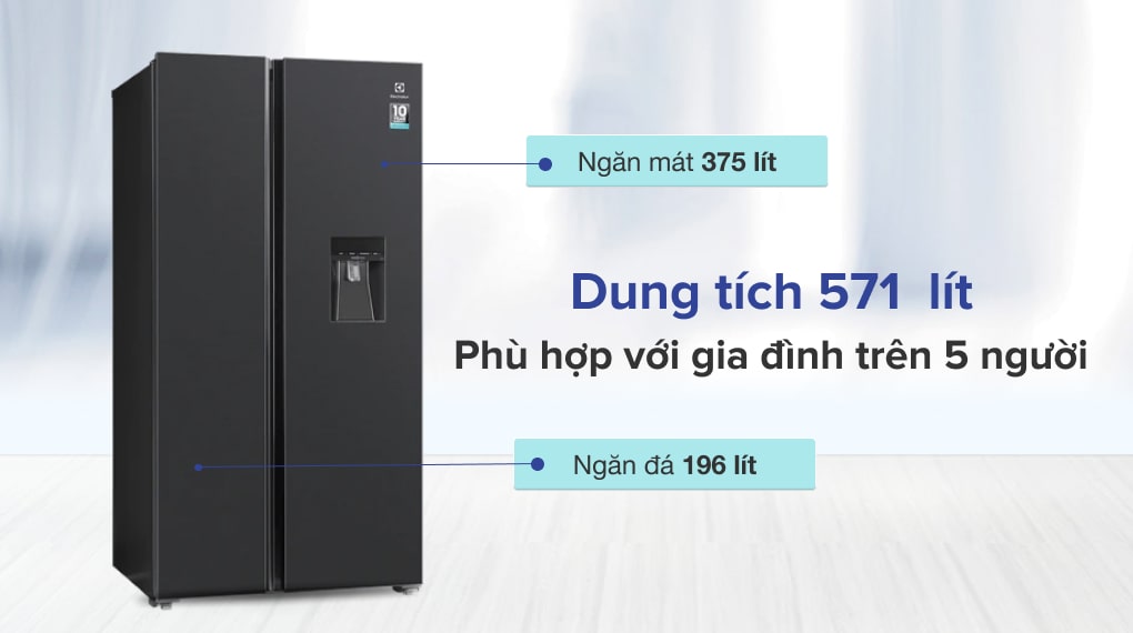 tu lanh electrolux 606l tra gop nhanh | tra gop nhanh
