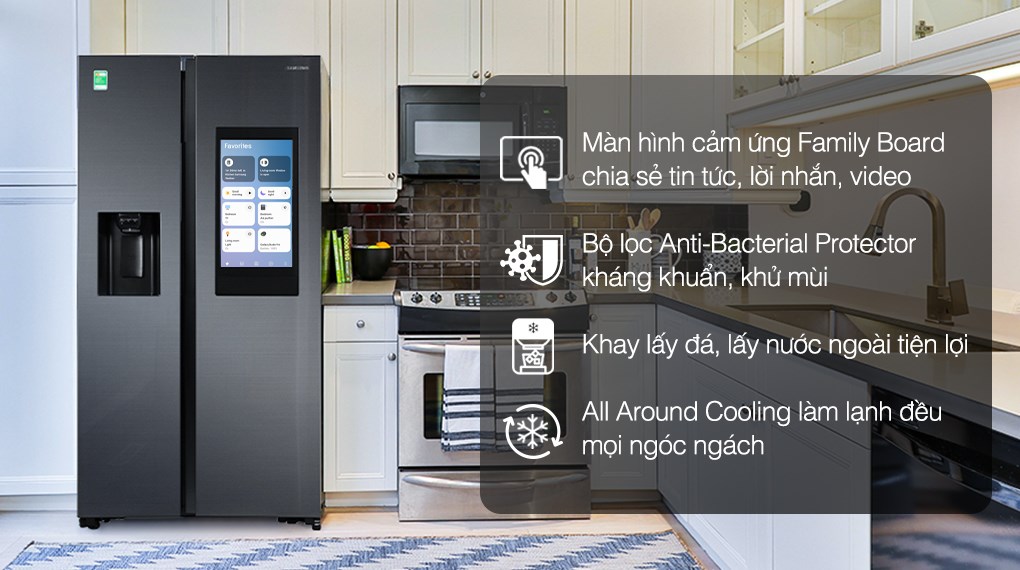 TỦ LẠNH SAMSUNG INVERTER SIDE BY SIDE 660L RS64T5F01B4/SV Trả g&oacute;p tại Long An &ndash; Hồ Ch&iacute; Minh &ndash; Bi&ecirc;n H&ograve;a &ndash; B&igrave;nh Dương &ndash; Đồng Nai &ndash; T&acirc;y Ninh