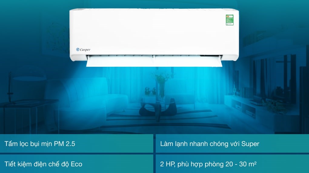 M&aacute;y Lạnh CASPER 2HP SC-18FS32 Trả G&oacute;p Tại Long An, Hồ Ch&iacute; Minh &ndash; Giải Nhiệt Nhanh Cho M&ugrave;a N&oacute;ng