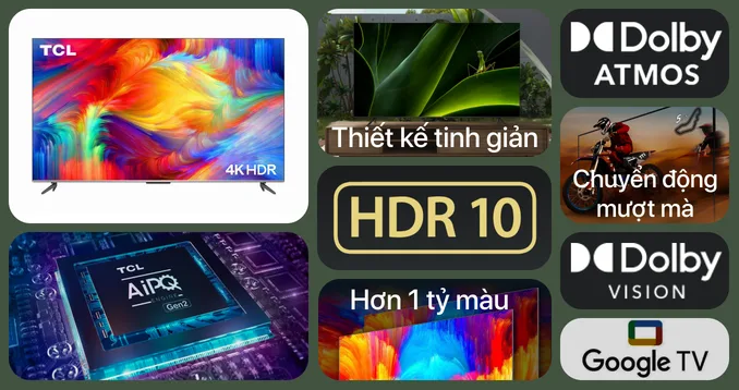 tivi 50in tcl 4k tra gop - tra gop nhanh tv 50in tcl - tv 50in tcl 4k - tcl moi nhat